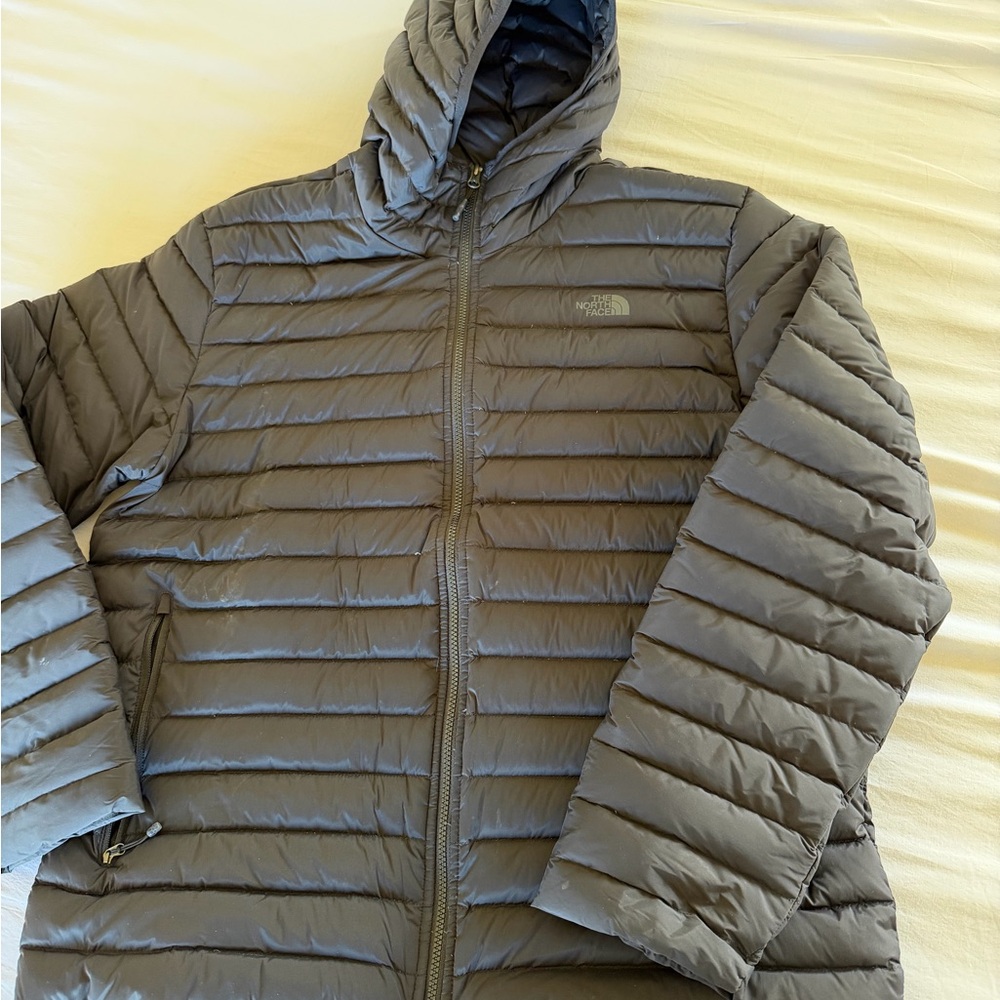 The North Face Charcoal Quilted Jacket